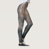 Der Whirlpool Galaxy M51 & Companion im Weltraum Leggings (Rechts)