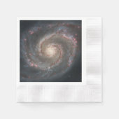 Der Whirlpool Galaxy M51 & Companion im Weltraum Serviette (Vorderseite)