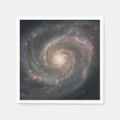 Der Whirlpool Galaxy M51 & Companion im Weltraum Serviette (Vorderseite)