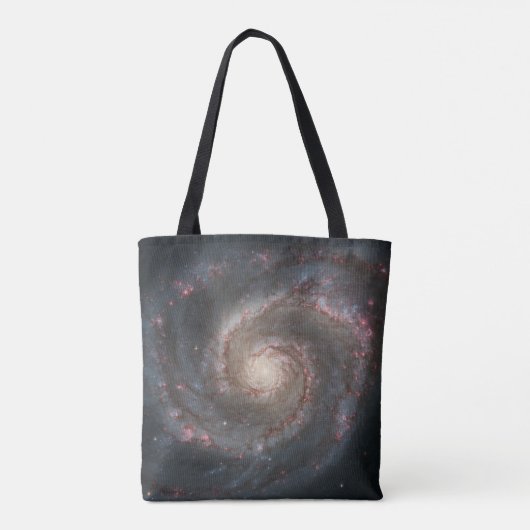 Der Whirlpool Galaxy M51 & Companion im Weltraum Tasche (Rückseite)