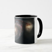 Der Whirlpool Galaxy M51 & Companion im Weltraum Tasse (VorderseiteRechts)