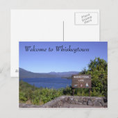 Der Whiskeytown Lake Postkarte (Vorne/Hinten)