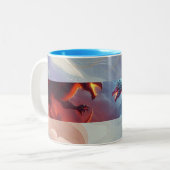 "Der Whispering Tree" Zweifarbige Tasse (Vorderseite Links)