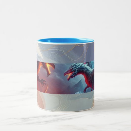 "Der Whispering Tree" Zweifarbige Tasse (Mittel)