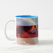 "Der Whispering Tree" Zweifarbige Tasse (Links)