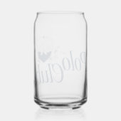 Der White Lotus Polo Club Dosenglas (Rückseite)