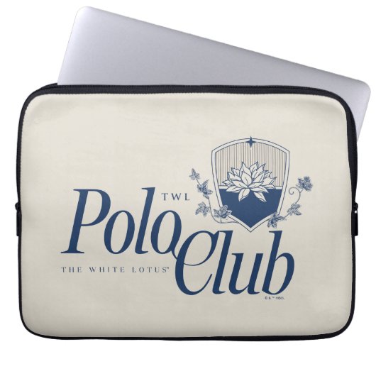 Der White Lotus Polo Club Laptopschutzhülle (Vorderseite)