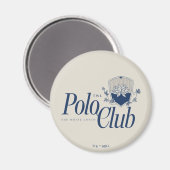 Der White Lotus Polo Club Magnet (Vorderseite/Rückseite)