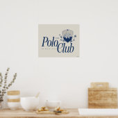 Der White Lotus Polo Club Poster (Küche)