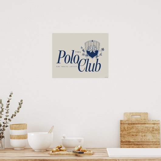 Der White Lotus Polo Club Poster (Küche)