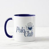 Der White Lotus Polo Club Tasse (Links)