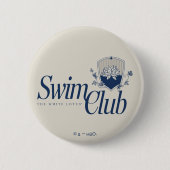 Der White Lotus Swim Club Button (Vorderseite)