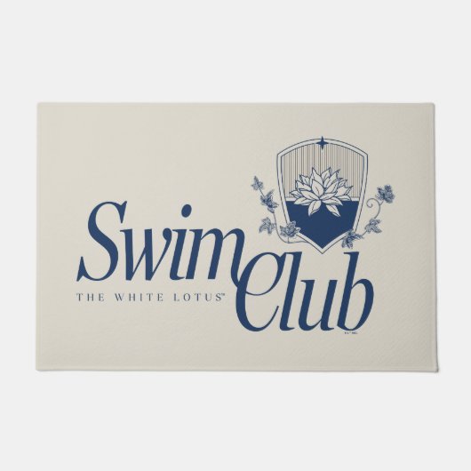 Der White Lotus Swim Club Fußmatte (Vorderseite)