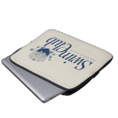 Der White Lotus Swim Club Laptopschutzhülle (Vorne Knopf)