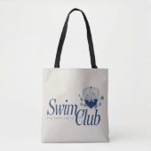 Der White Lotus Swim Club Tasche (Vorderseite)