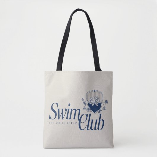 Der White Lotus Swim Club Tasche (Vorderseite)
