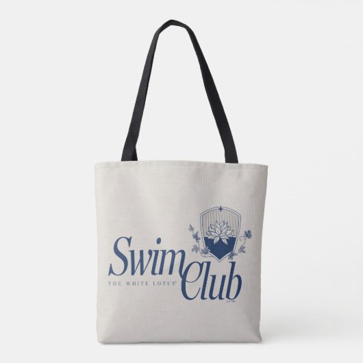 Der White Lotus Swim Club Tasche (Rückseite)