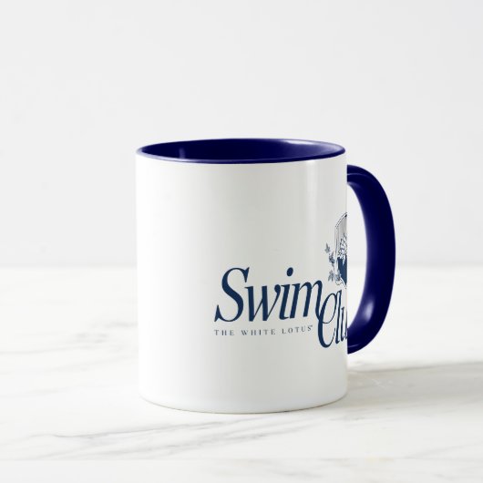 Der White Lotus Swim Club Tasse (VorderseiteRechts)