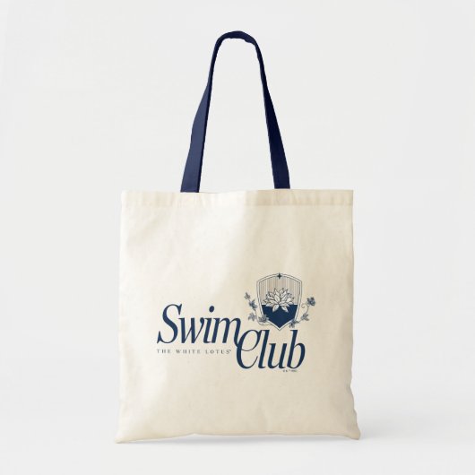 Der White Lotus Swim Club Tragetasche (Vorne)