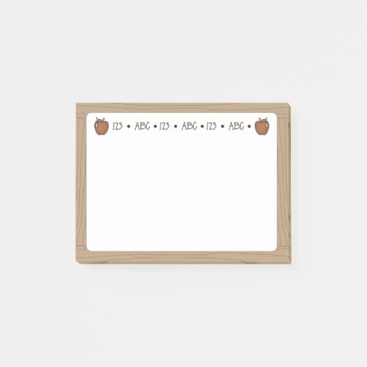 Der Whiteboard des Lehrers klebrige Post-it Klebezettel (Vorderseite)