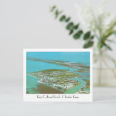 Der wichtigste Strand von Colony, Florida, in den  Postkarte (Stehend Vorderseite)