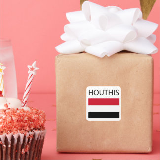 Der Widerstand: Das Huthis Quadratischer Aufkleber