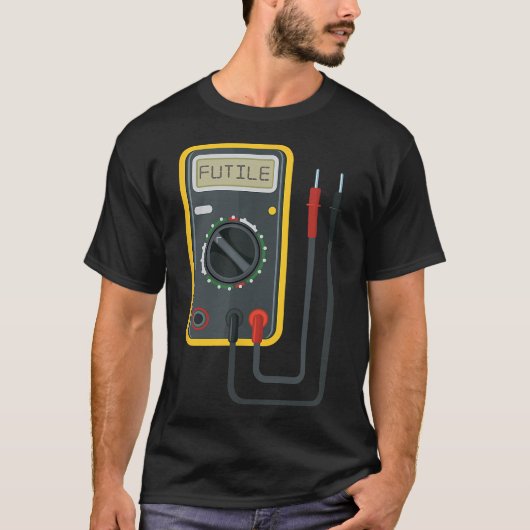 Der Widerstand des Ingenieurs ist sinnlos im Ohm-J T-Shirt (Vorderseite)