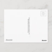 Der Widerstand des Kongresses ist nicht zwecklos Postkarte (Rückseite)