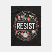 Der Widerstand gegen den Blumenprotest Trump gegen Fleecedecke (Vorderseite)