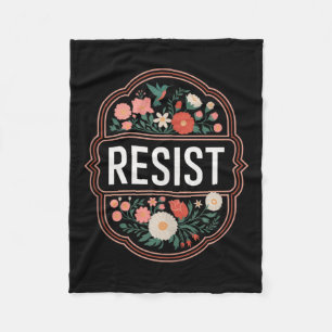 Der Widerstand gegen den Blumenprotest Trump gegen Fleecedecke