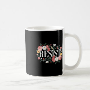Der Widerstand gegen den Blumenprotest Trump gegen Kaffeetasse