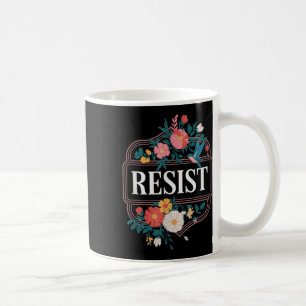 Der Widerstand gegen den Blumenprotest Trump gegen Kaffeetasse