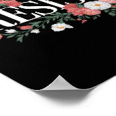 Der Widerstand gegen den Blumenprotest Trump gegen Poster (Ecke)