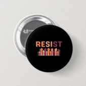 Der Widerstand gegen Trump ist Teil der Faust-Wide Button (Vorne & Hinten)