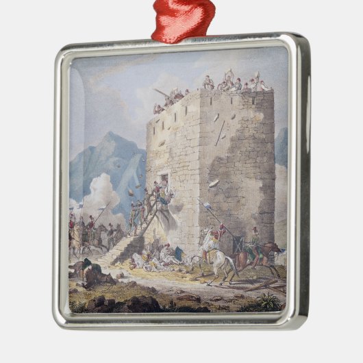 Der Widerstand von vierzig griechischen Rebellen Ornament Aus Metall (Links)