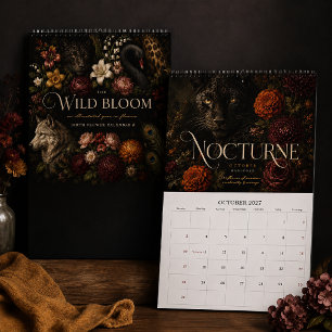 Der Wild Bloom Geburtstagsblumen-Kunstkalender Kalender