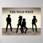 Der "Wild West Custom Text" Poster (Vorne)