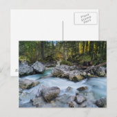 Der Wildbach Ramsauer Ache Postkarte (Vorne/Hinten)