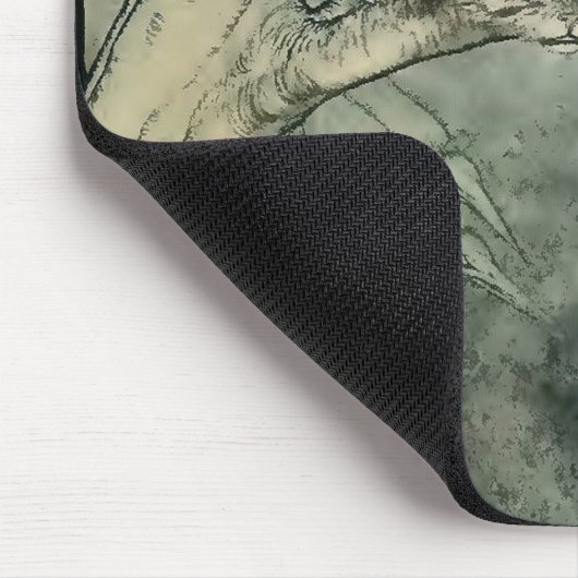 DER WILDE CAT FISCHTE FÜR MICH Illinois durch Mousepad (Ecke)