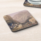 Der wilde Durchlauf von Siri-Kajoor, 'von den Getränkeuntersetzer (Linke Seite)