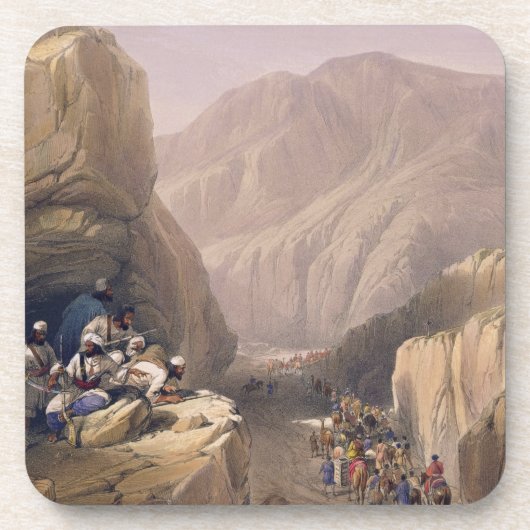 Der wilde Durchlauf von Siri-Kajoor, 'von den Getränkeuntersetzer (Vorderseite)