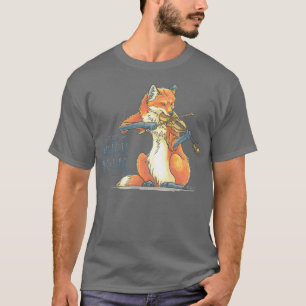Der wilde Fox auf der Geige T-Shirt
