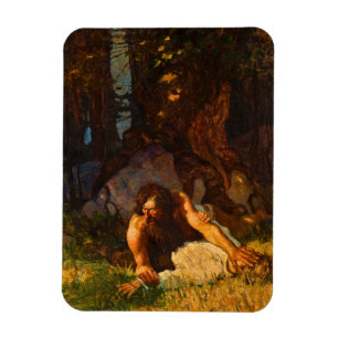 Der Wilde Mann von Tabor Island von N. C. Wyeth Magnet