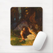 Der Wilde Mann von Tabor Island von N. C. Wyeth Mousepad (Mit Mouse)
