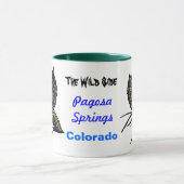 Der wilde Seitenschmetterling Tasse (Zentrum)