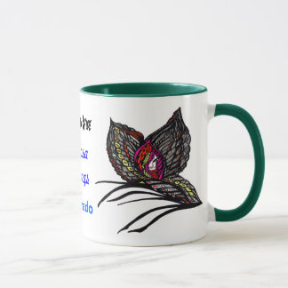 Der wilde Seitenschmetterling Tasse