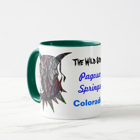 Der wilde Seitenstier Tasse (Vorderseite Links)