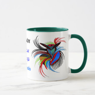 Der wilde Seitenvogel Tasse
