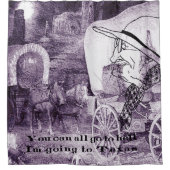 Der wilde Westen Duschvorhang (Vorderseite)