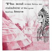 Der wilde Westen Duschvorhang (Vorderseite)